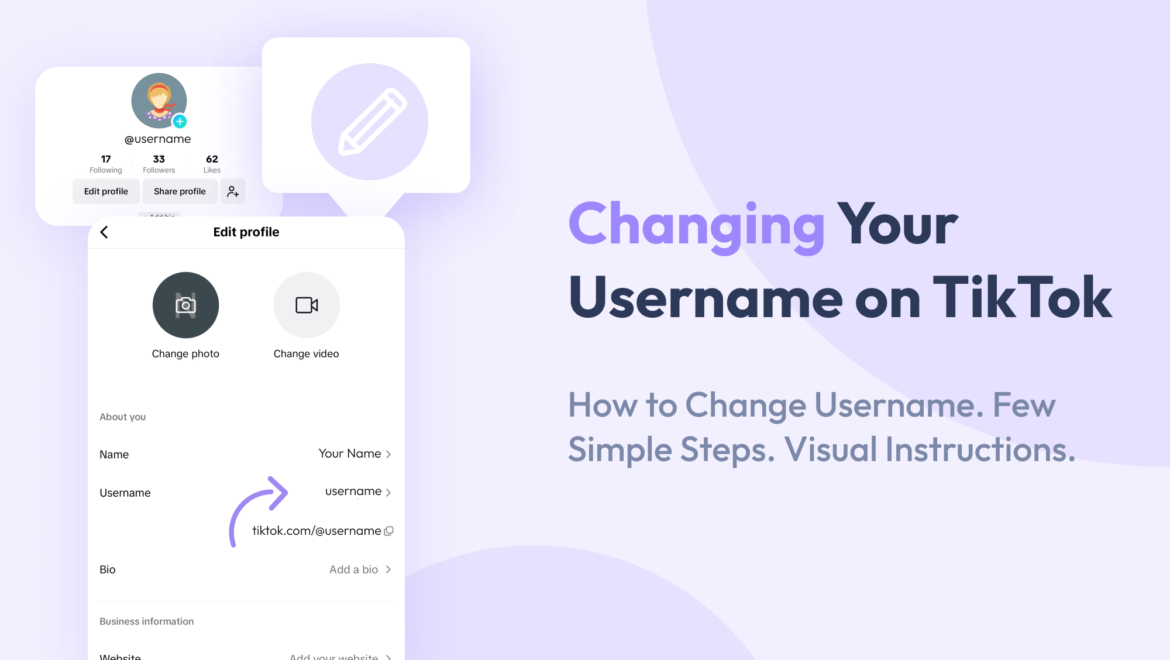 How to change username on TikTok