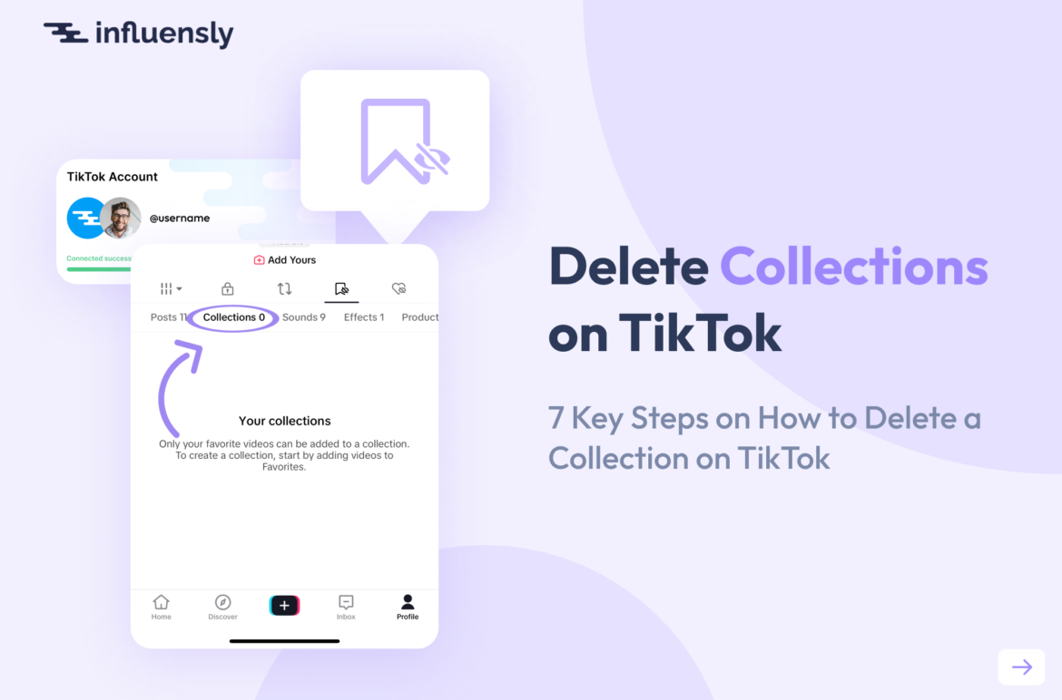 How to delete collections on TikTok? 7 Key Steps — Influensly