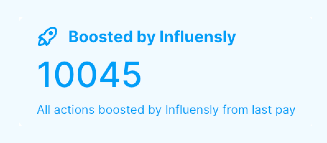 Boosted by Influensly