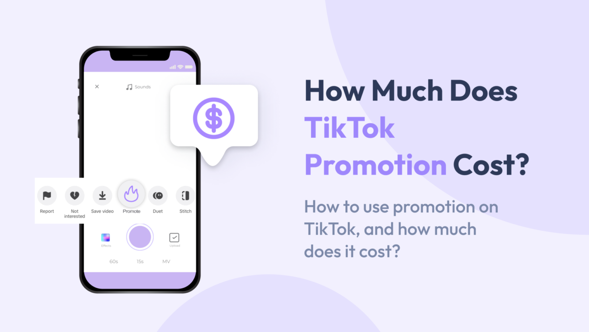 how much does tiktok promote cost