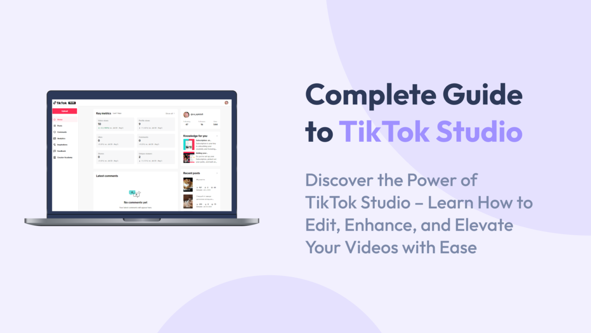 tiktok studio guide